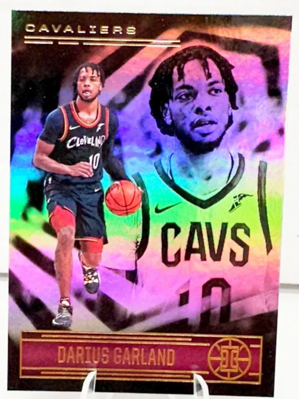 DARIUS GARLAND 2020-21 (HOLO) ILLUSIONS BASKETBALL CLEVELAND CAVALIERS #112 CARD